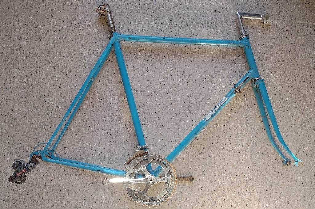 Vintage Road Bike Frameset 60cm, Fietsen en Brommers, 57 tot 61 cm, Ophalen, Gebruikt, Overige merken