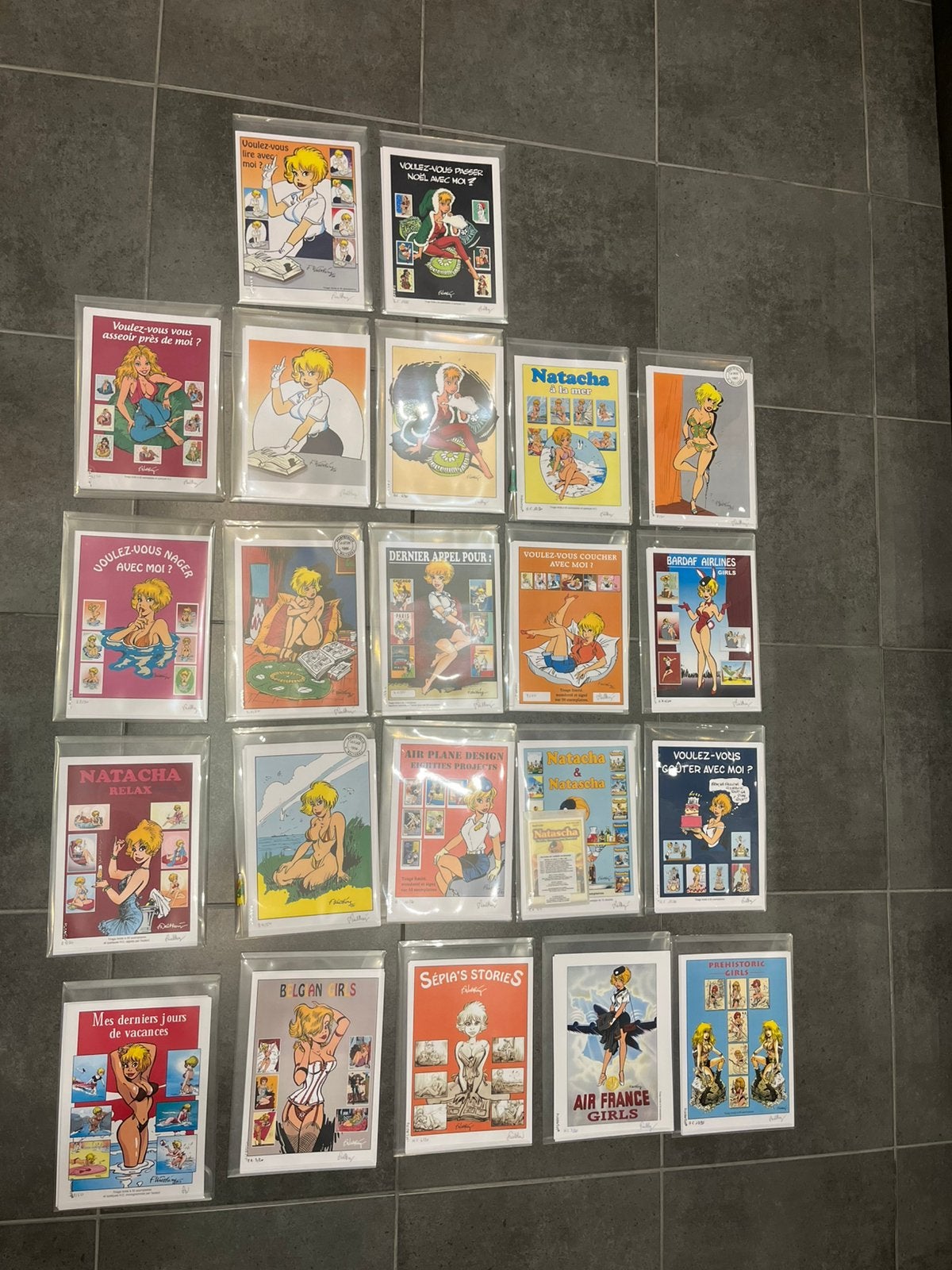 Port folio  Walthery Natacha pin-up rubine …., Boeken, Ophalen, Nieuw