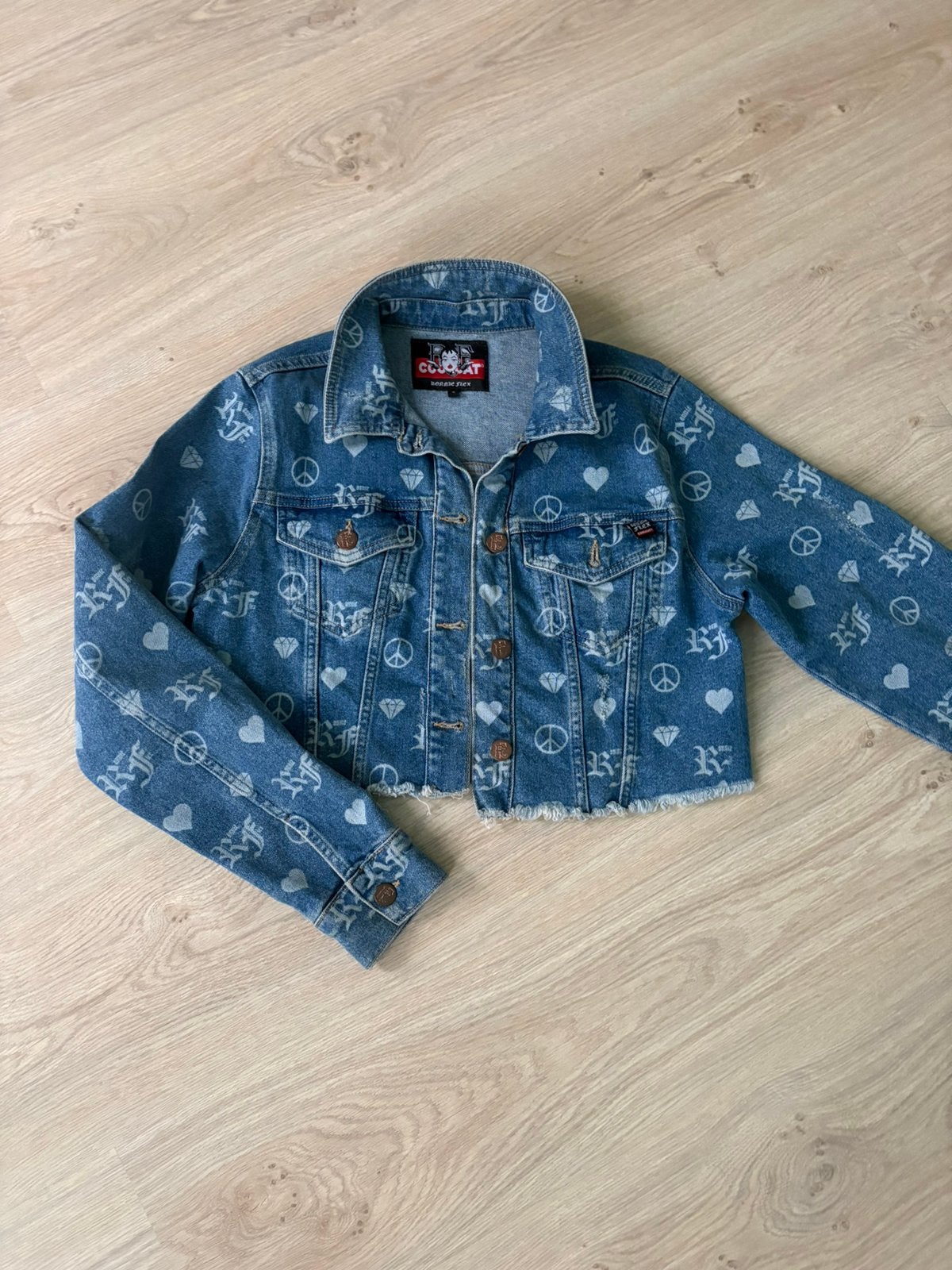 Jeans jas, Ophalen, Zo goed als nieuw