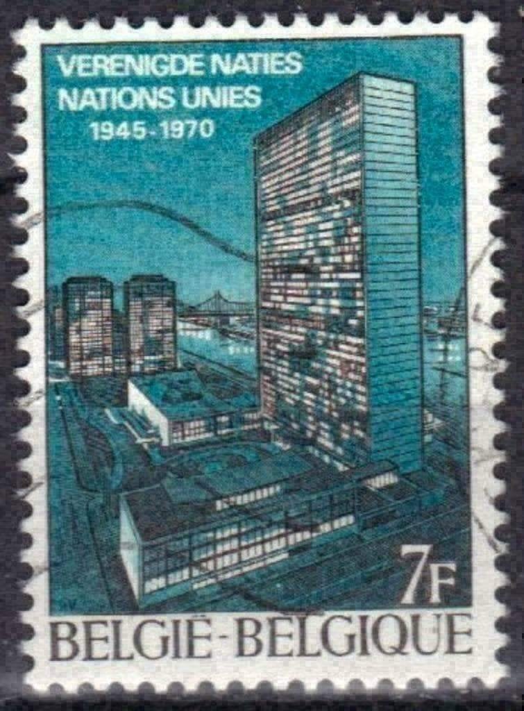 Belgie 1970 - Yvert/OBP 1549 - Verenigde Naties (ST), Postzegels en Munten, Postzegels | Europa | België, Verzenden, Gestempeld