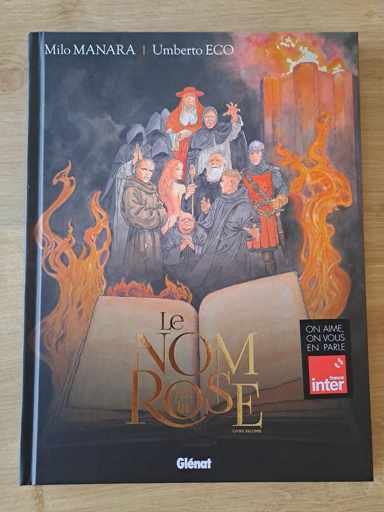 BD Le Nom de La Rose, livre second / tome 2, Ophalen of Verzenden