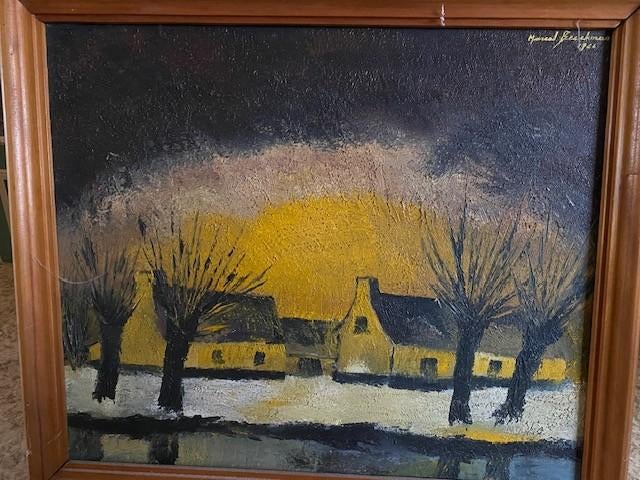 Peinture de Marcel Beeckman, Enlèvement, Peinture