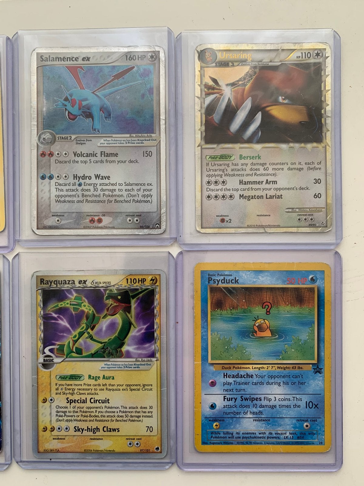 Pokemon lotje, Enlèvement, Utilisé, Plusieurs cartes