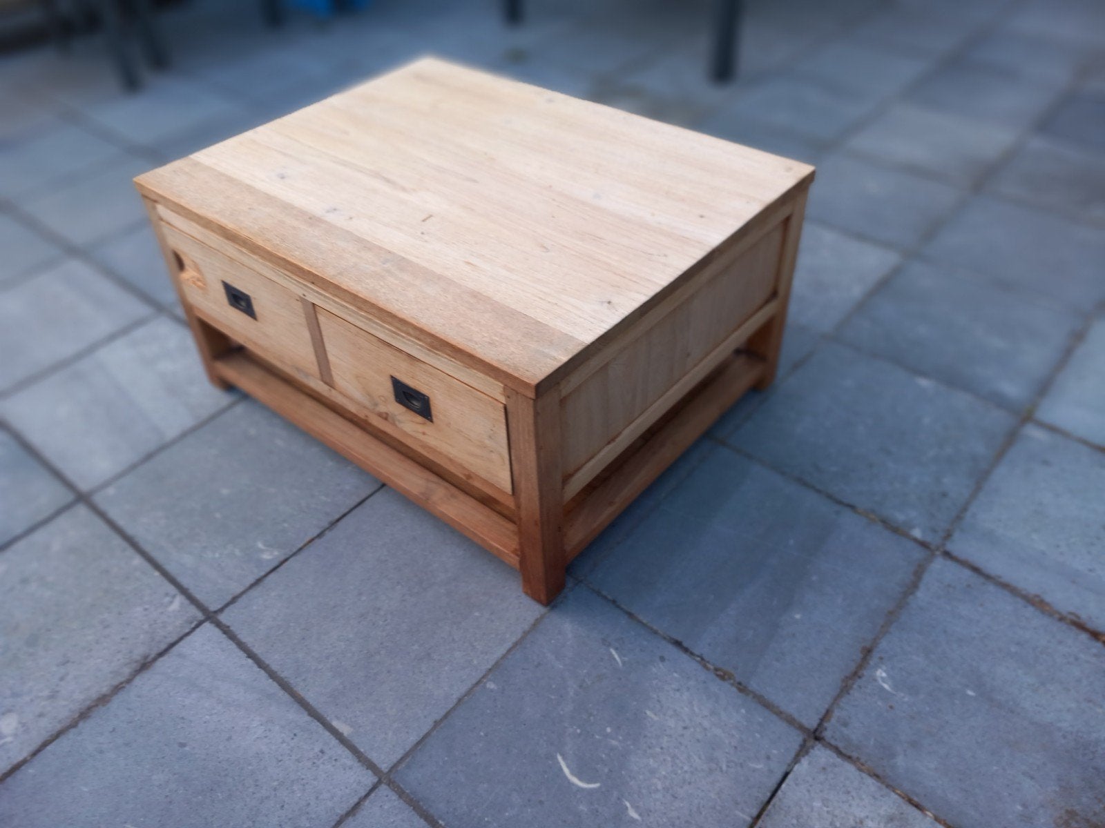 salontafel, Huis en Inrichting, Tafels | Salontafels, Ophalen, 50 – 75, Gebruikt, 50 tot 100 cm
