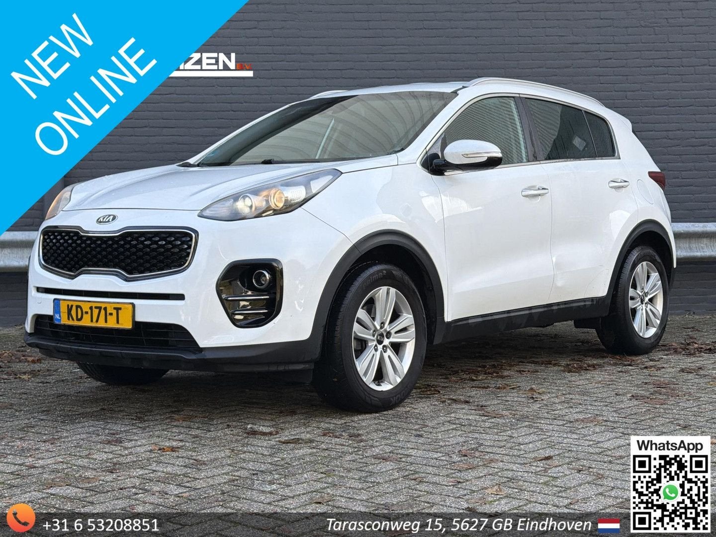 Kia Sportage 1.6 GDI First Edition | Climate | Cruise | Navi, Auto's, Wit, Handgeschakeld, SUV of Terreinwagen, 147 g/km