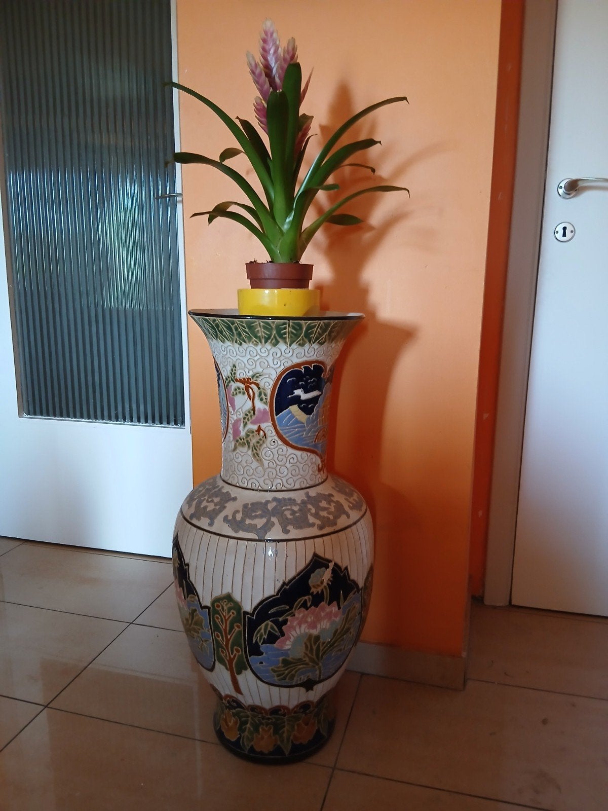 Vase japonais. 90cm de haut., Enlèvement ou Envoi