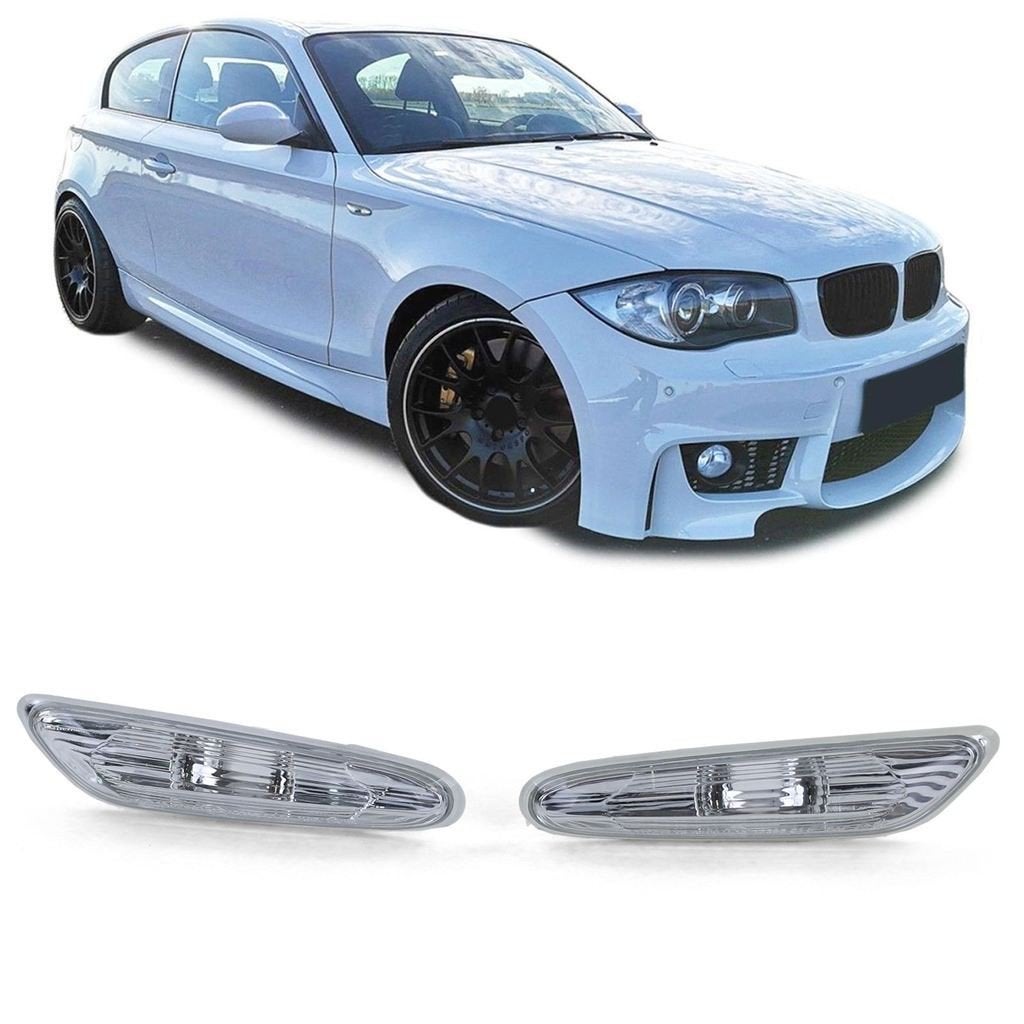 Witte Zijscherm Knipperlichten Voor Bmw 1 Serie E81 E87 en X, Verzenden