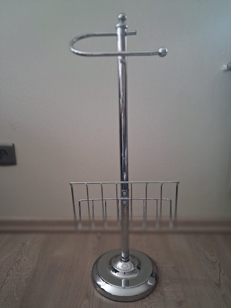 wc rolhouder, Huis en Inrichting, Ophalen, Nieuw, Zilver, Metaal