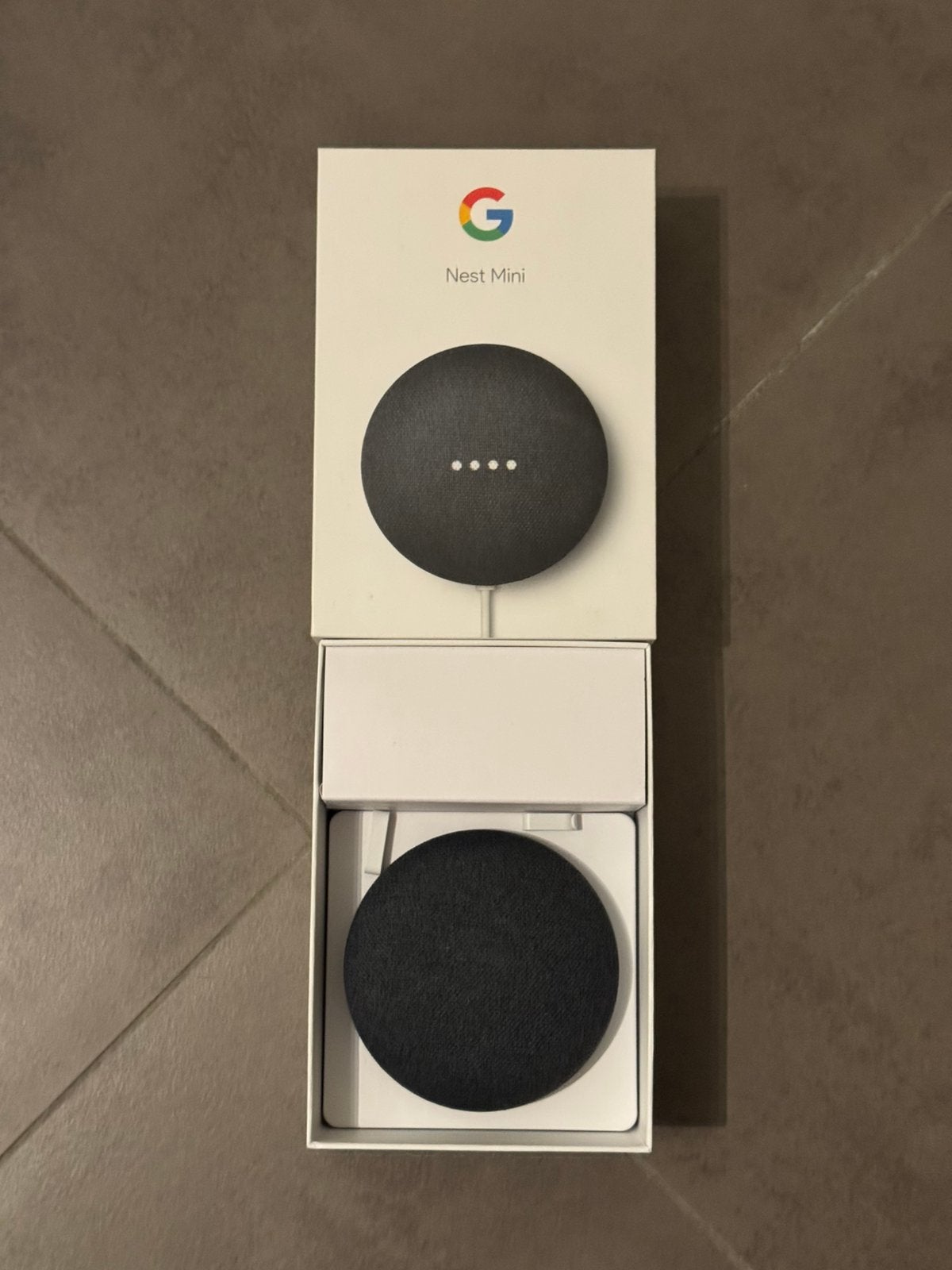 Google Nest Mini (2e generatie) – houtskool/zwart, Bluetooth, Enlèvement ou Envoi, Google