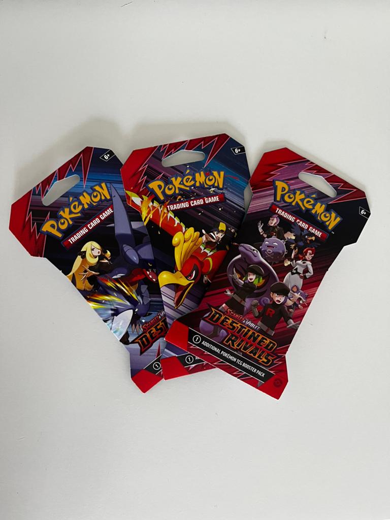 Pokémon Scarlet & Violet Destined Rivals sleeved booster, Ophalen of Verzenden, Nieuw, Booster