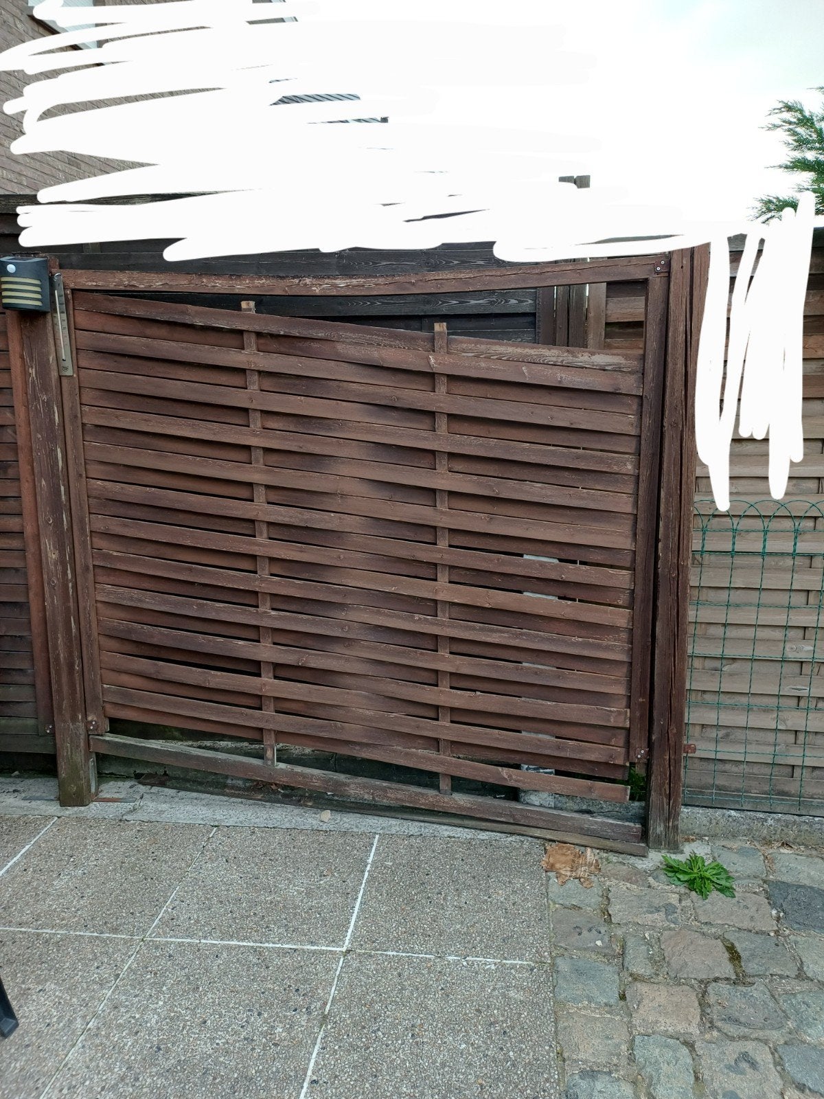 houten tuinomheining, Tuin en Terras, Ophalen, Minder dan 3 meter, Hout, 1 tot 2 meter