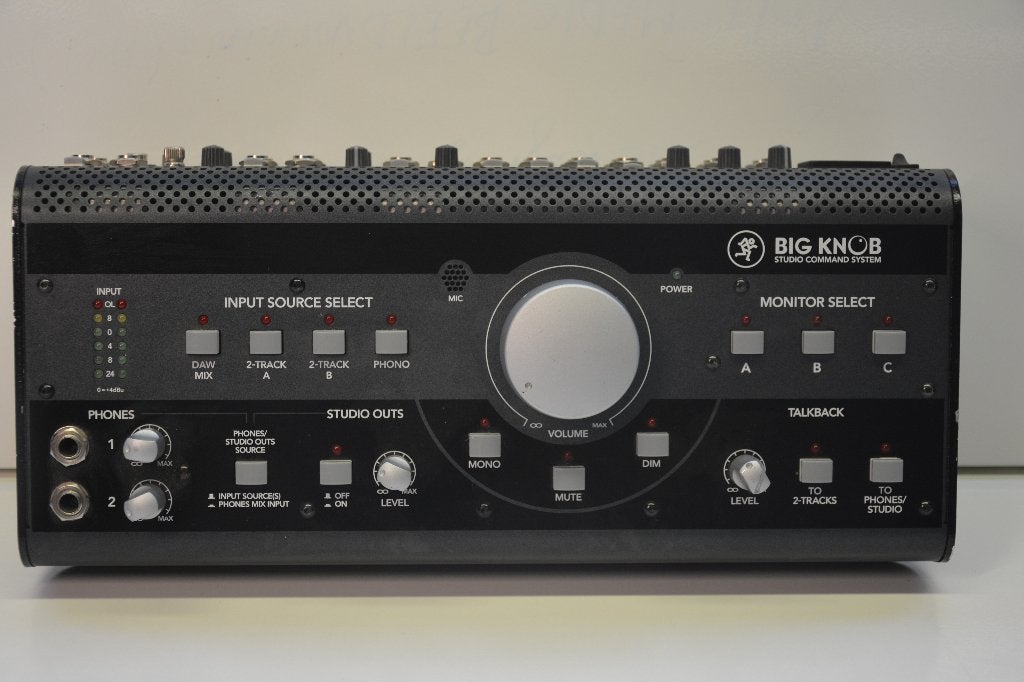 MACKIE BIG KNOB SOUNDMIXER, Ophalen, Zo goed als nieuw, Microfooningang