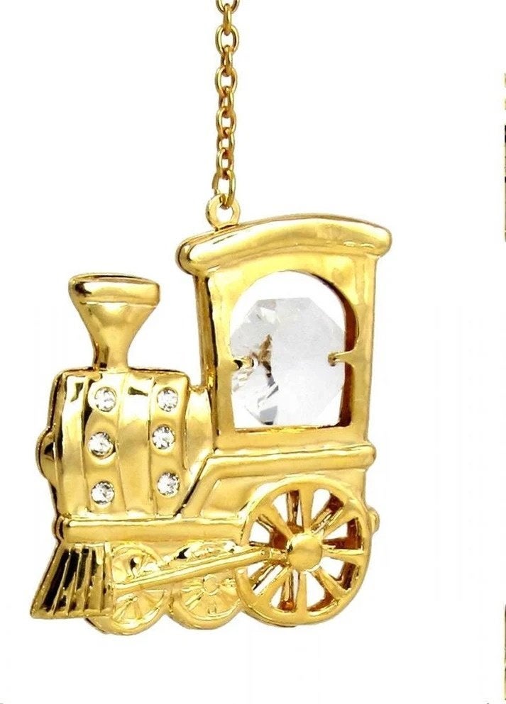 24K Vergulde Kristallen beeldjes Slechts €21,95 per stuk!, Neuf, Moderne, Métal, Doré