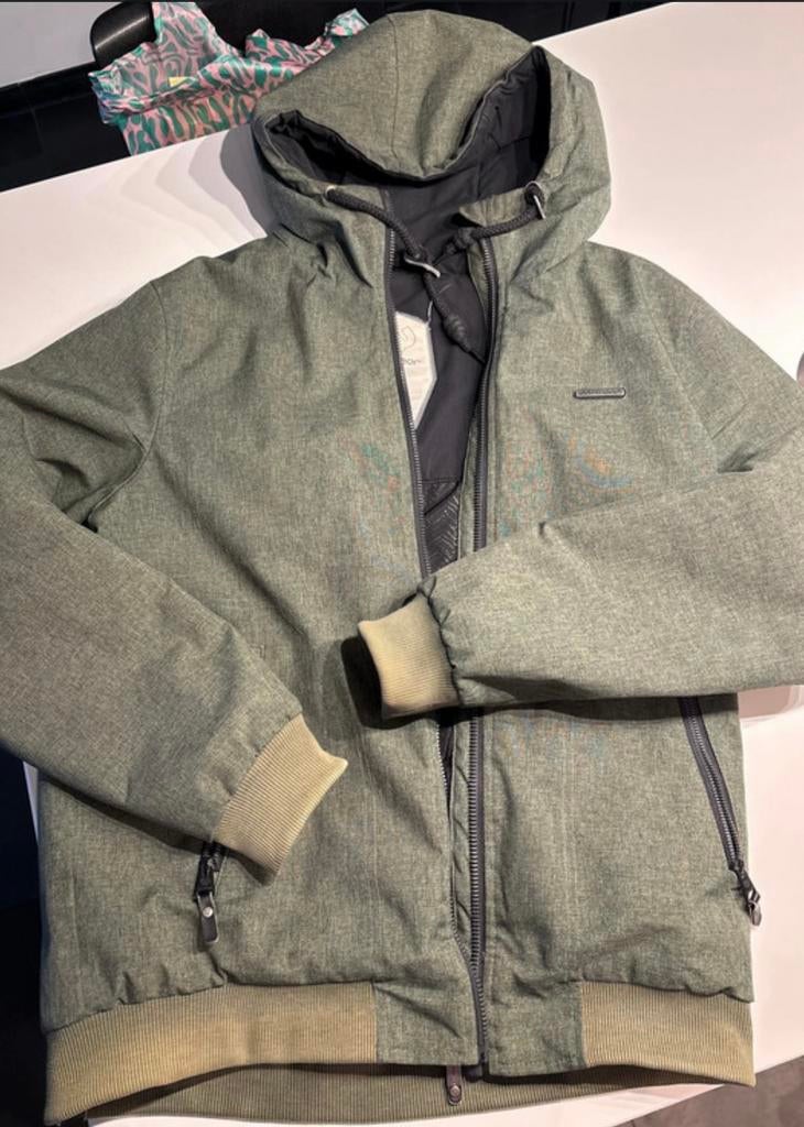 Winterjas ragwear, Ophalen, Gedragen, Maat 48/50 (M), Groen