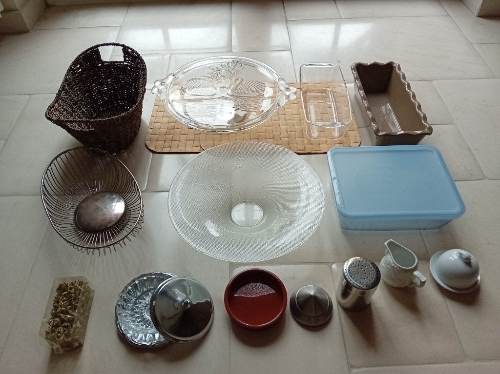 ustensiles de cuisine, Enlèvement ou Envoi, Utilisé, Verre, Bleu