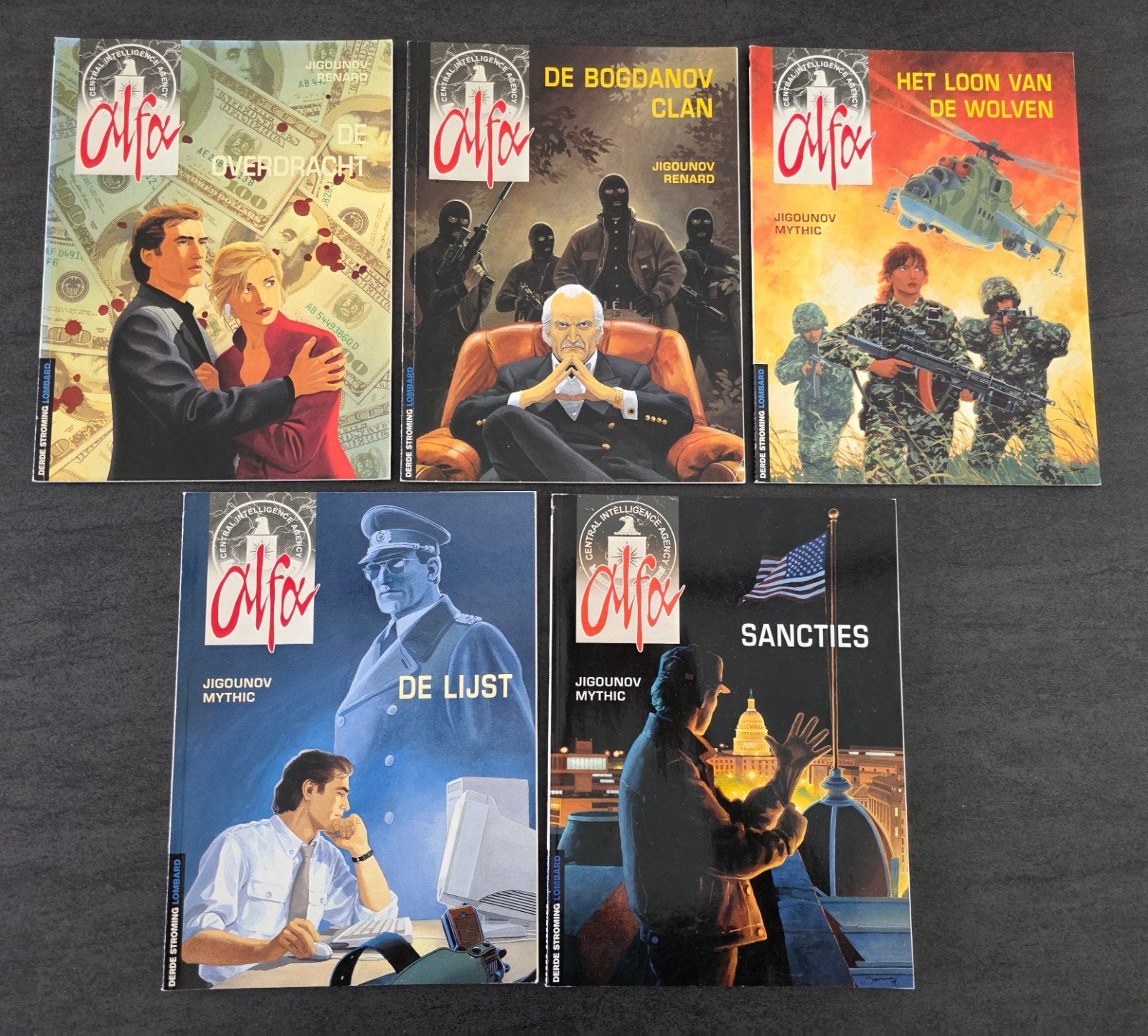 Strips: Alfa.       Lombard, Ophalen of Verzenden, Zo goed als nieuw