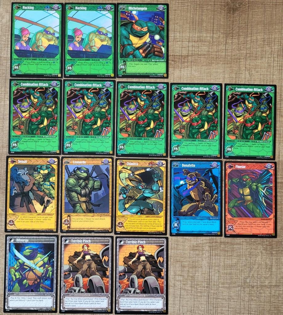Teenage Mutant Ninja Turtles Card Game: 16 verzamelkaarten, Hobby en Vrije tijd, Verzamelkaartspellen | Overige, Ophalen of Verzenden