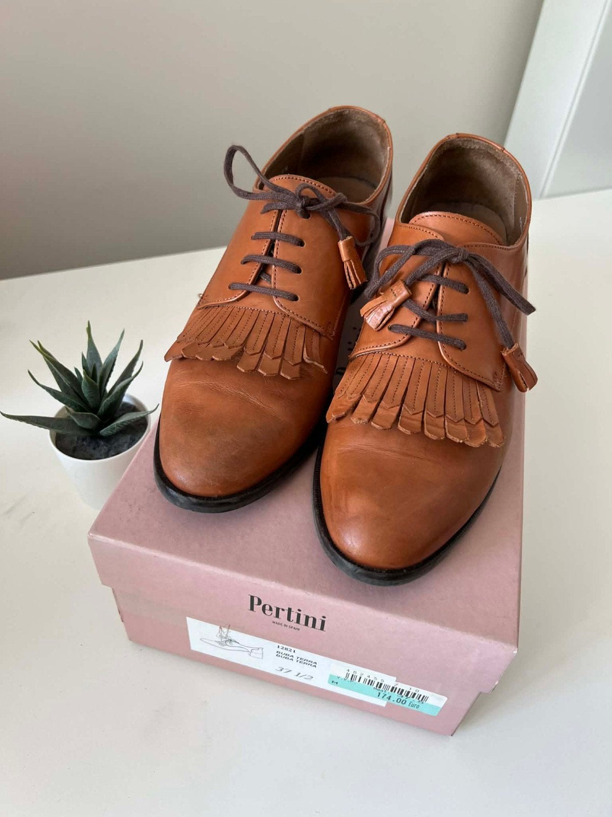 Damesschoenen Pertini maat 37.5, Pertini, Ophalen, Gedragen, Bruin