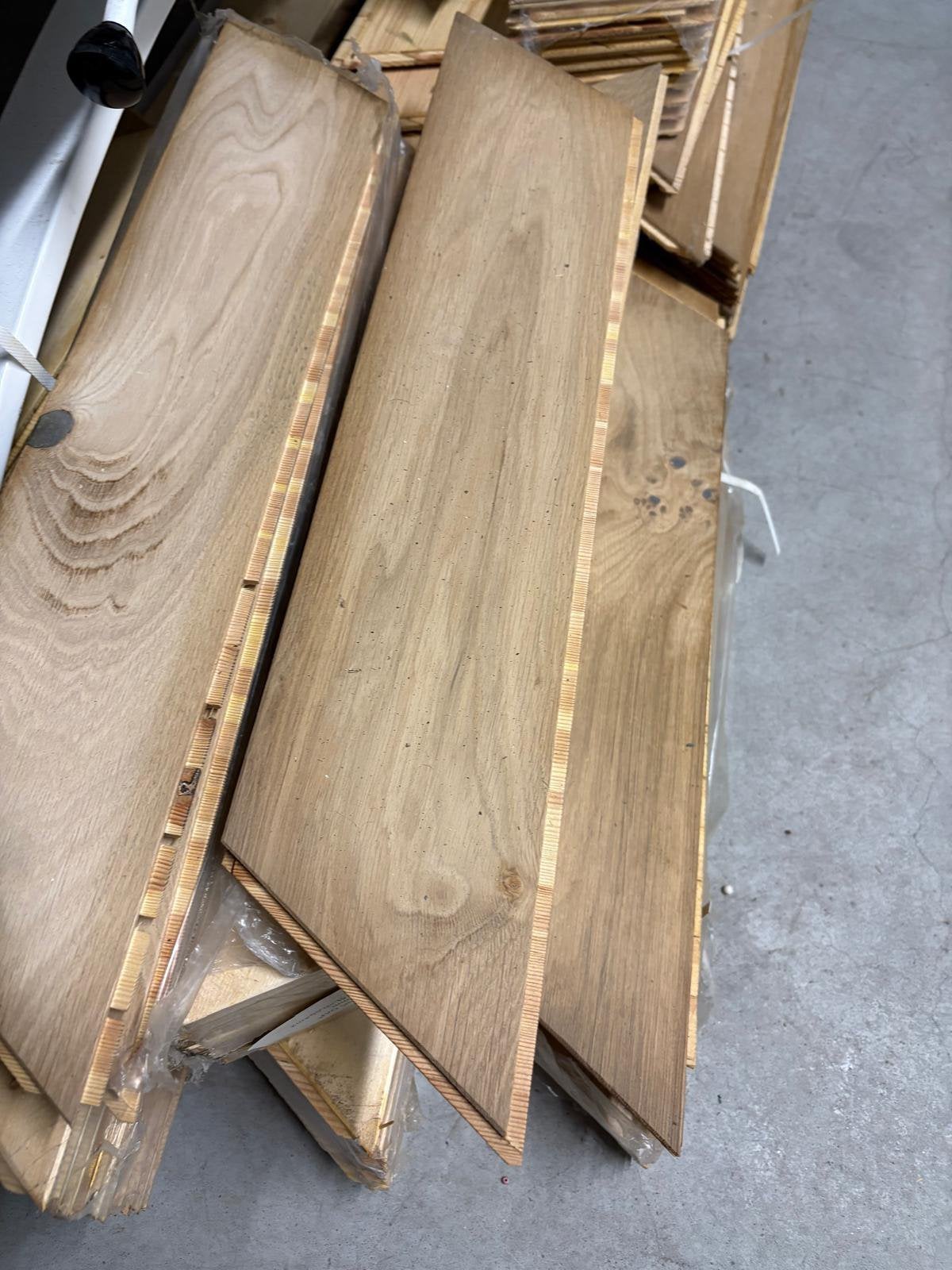Lattes de parquet en chene massif, Bricolage & Construction, Enlèvement, Comme neuf, Chêne