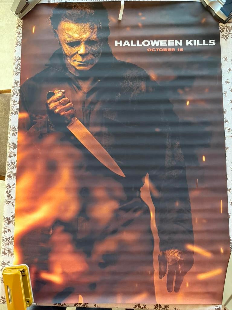 2 POSTERS HALLOWEEN ENDS EN KILLS, Vierkant, Nieuw, Ophalen of Verzenden, Canvas of Doek