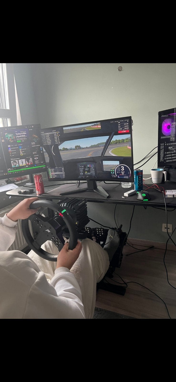 fanatec dd pro +playseat, Informatique & Logiciels, Enlèvement