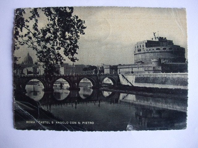 heilig jaar 1950 anno santo  postkaart sint-pieters basiliek, Ophalen of Verzenden