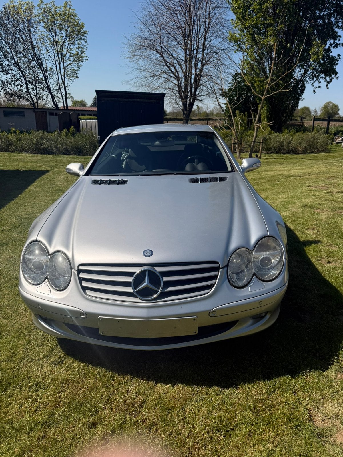 Mercedes SL 350 grijs metallic cabrio, Auto's, Mercedes-Benz, Automaat, Euro 5, Achterwielaandrijving, Cabriolet
