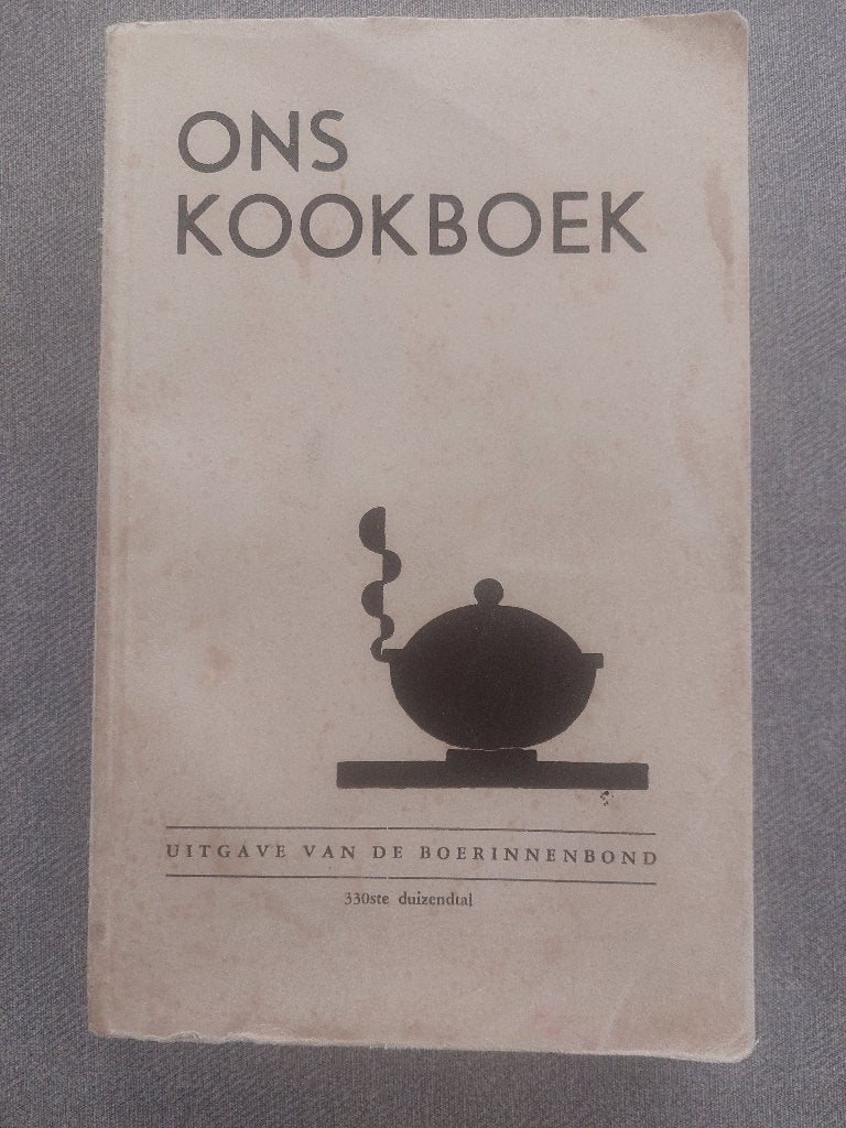 Ons kookboek 1955, Enlèvement ou Envoi, Utilisé
