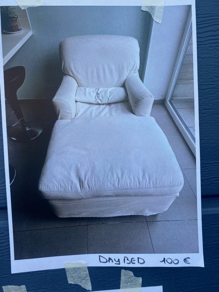 Habitat relax daybed chaise longue, Ophalen, Gebruikt, Eenpersoons, 150 cm of meer