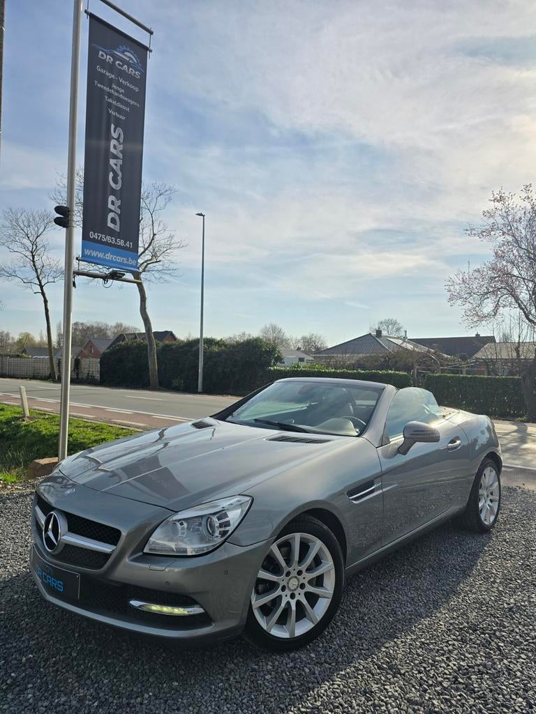 MERCEDES-BENZ-SLK 200 CABRIO//AUTOMAAT//LEDER//XENON//NAVI, Auto's, Automaat, Euro 5, Achterwielaandrijving, 4 cilinders