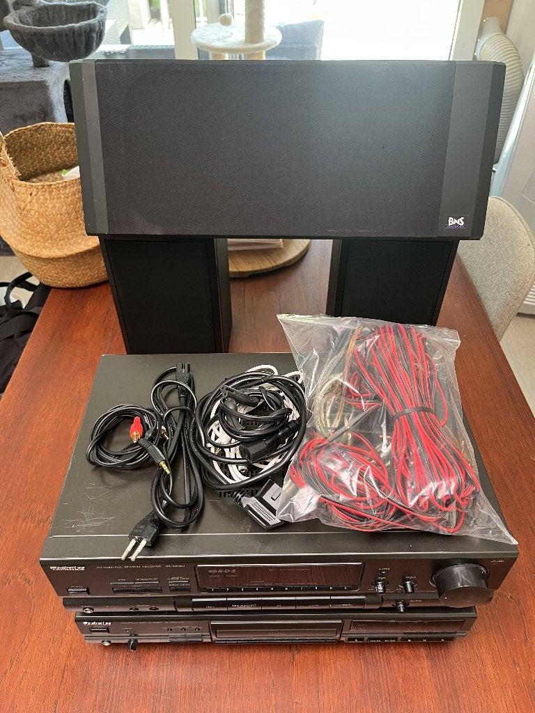 Technics SA-GX180 + SL-PG570A CD speler + BNS Surround, Audio, Tv en Foto, Cd-spelers, Ophalen, Gebruikt, Technics