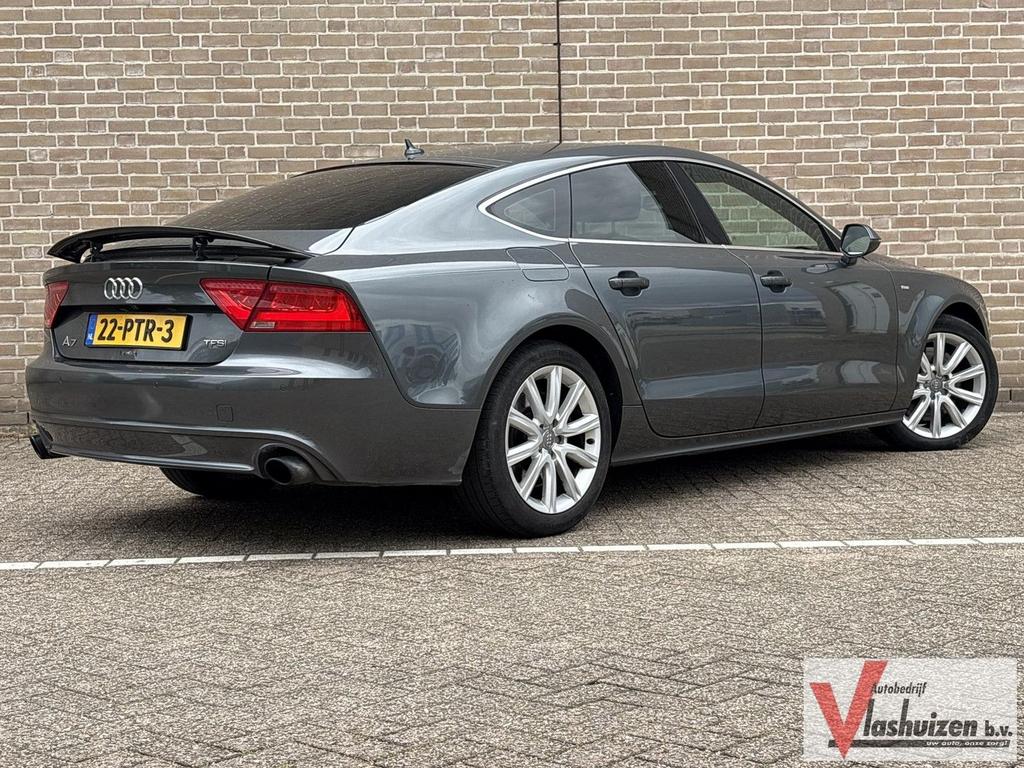 Audi A7 Sportback 3.0 TFSI quattro Pro Line plus | S-Line |, Auto's, Zwart, 190 g/km, Berline, Zilver of Grijs