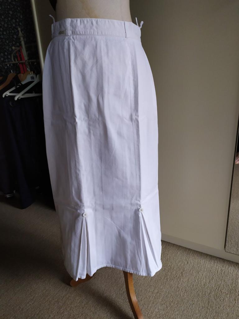 Vintage lange witte rok ATMOS 36 jaren '85, Kleding | Dames, Ophalen of Verzenden