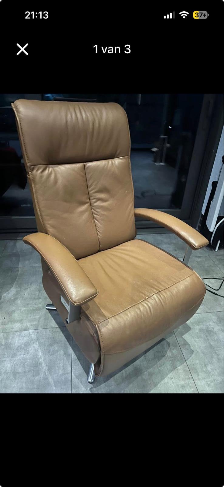 Relaxzetel met sta op, Enlèvement, Utilisé