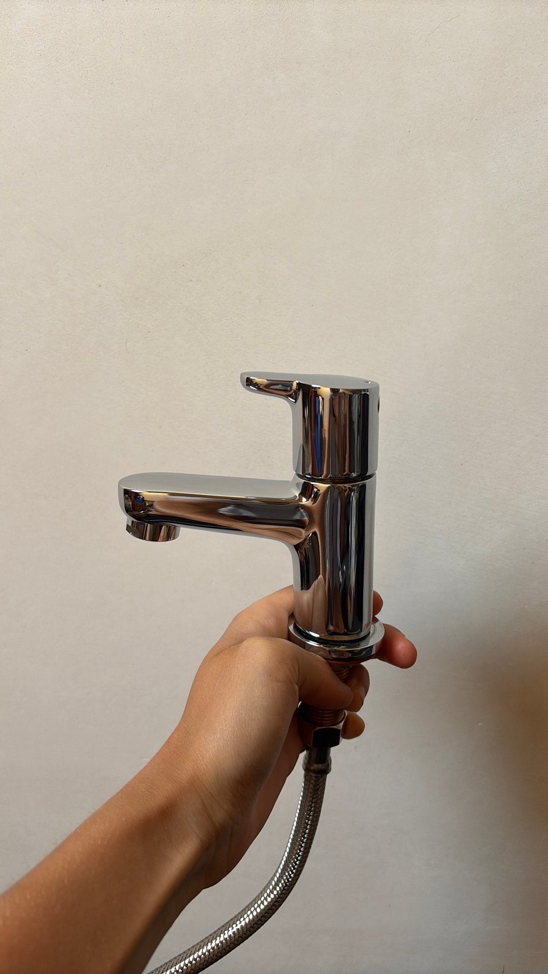 Toilet koud water kraan, Ophalen, Zo goed als nieuw, Chroom, Kraan
