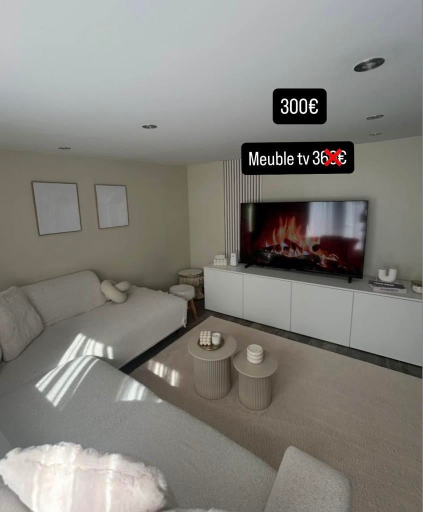 Meuble tv, Immo, Appartements & Studios à louer, Province de Hainaut
