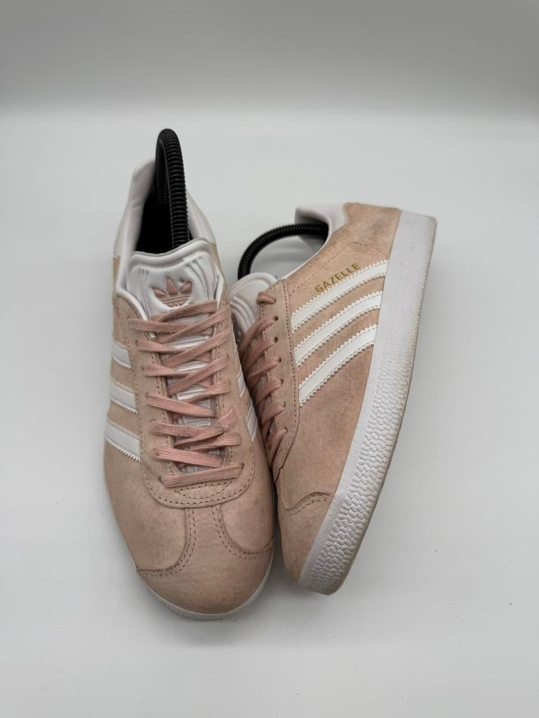 adidas Originals Gazelle – Lichtroze/Wit – Maat 37,5, Adidas, Ophalen of Verzenden, Zo goed als nieuw, Sneakers