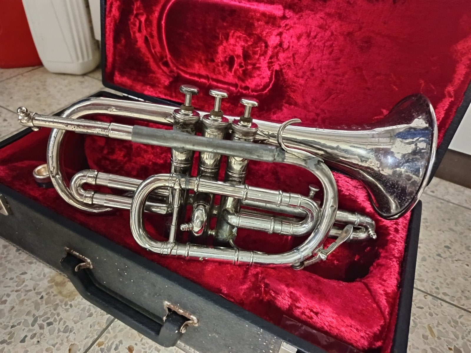 Cornet Si B, Muziek en Instrumenten, Blaasinstrumenten | Trompetten, Ophalen