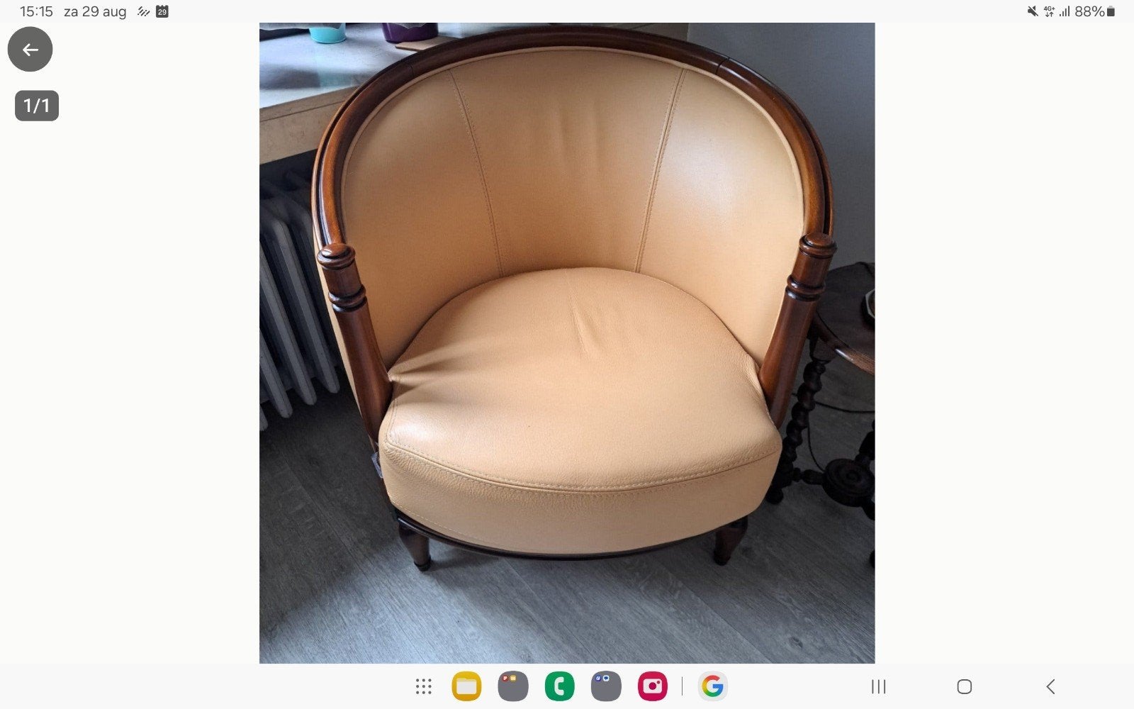 mooi vintage zeteltje, Enlèvement