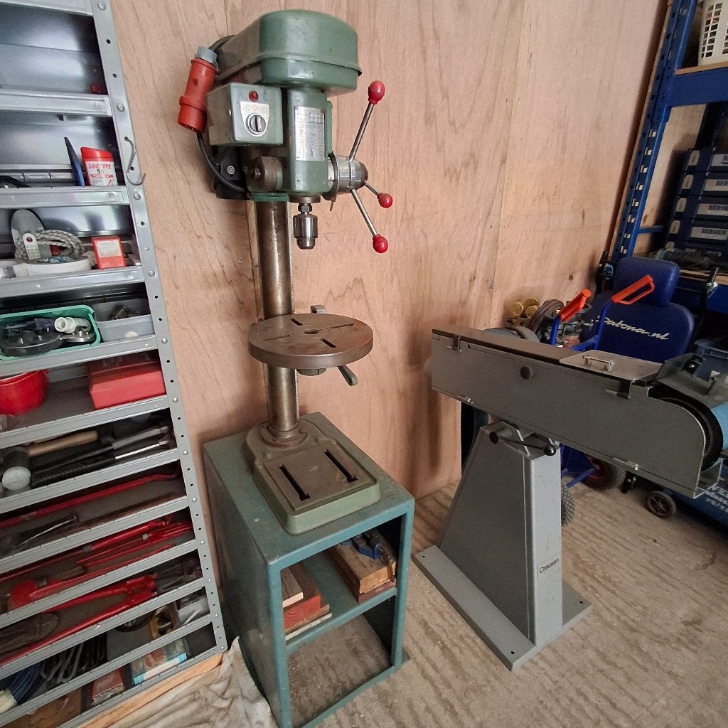 kolomboormachine op voetkast, Doe-het-zelf en Bouw, Ophalen, Gebruikt, Kolomboormachine