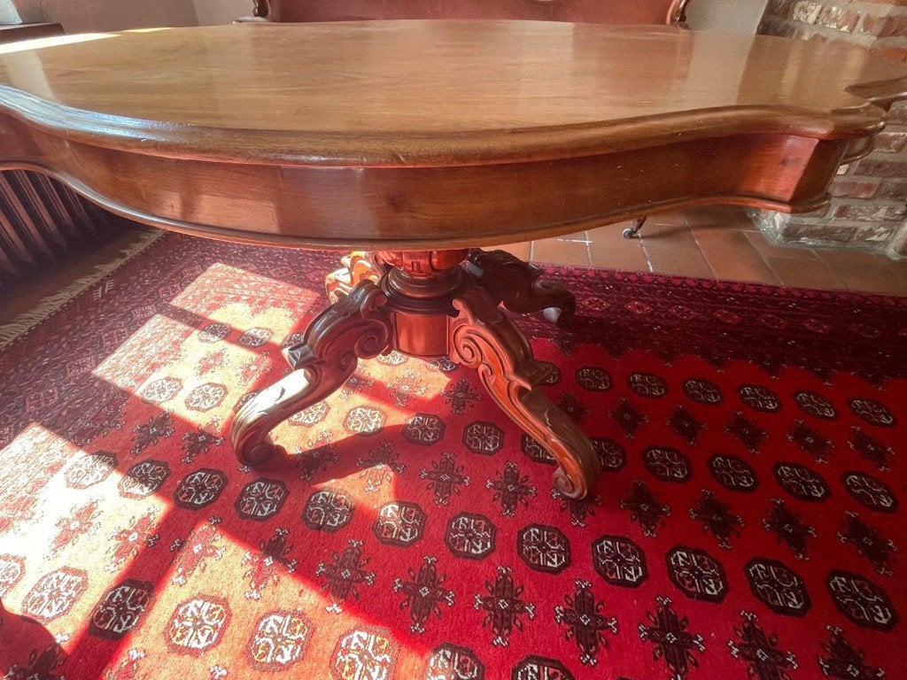Salontafel, Biedermeier of Louis Philippe, Comme neuf, Enlèvement, Autres essences de bois