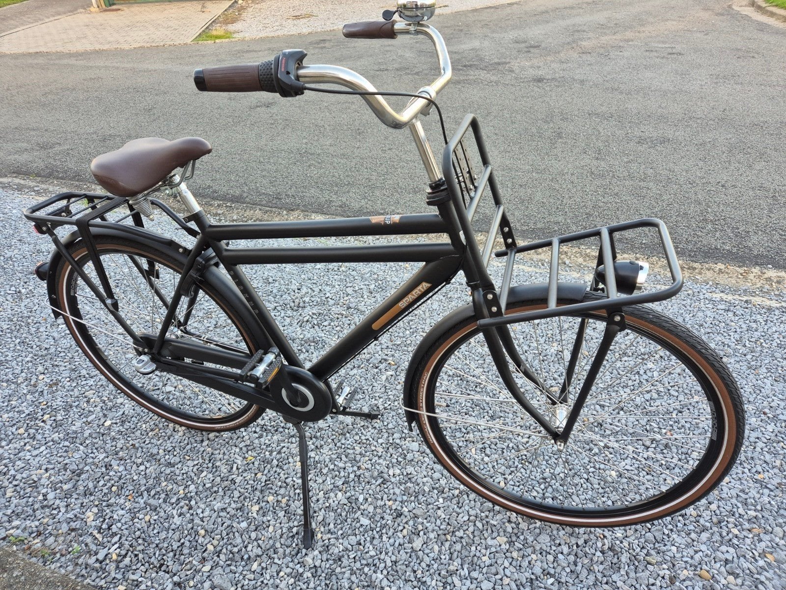 Jongensfiets 3 versnellingen 28 inch, Terugtraprem, Sparta, Versnellingen, Zo goed als nieuw
