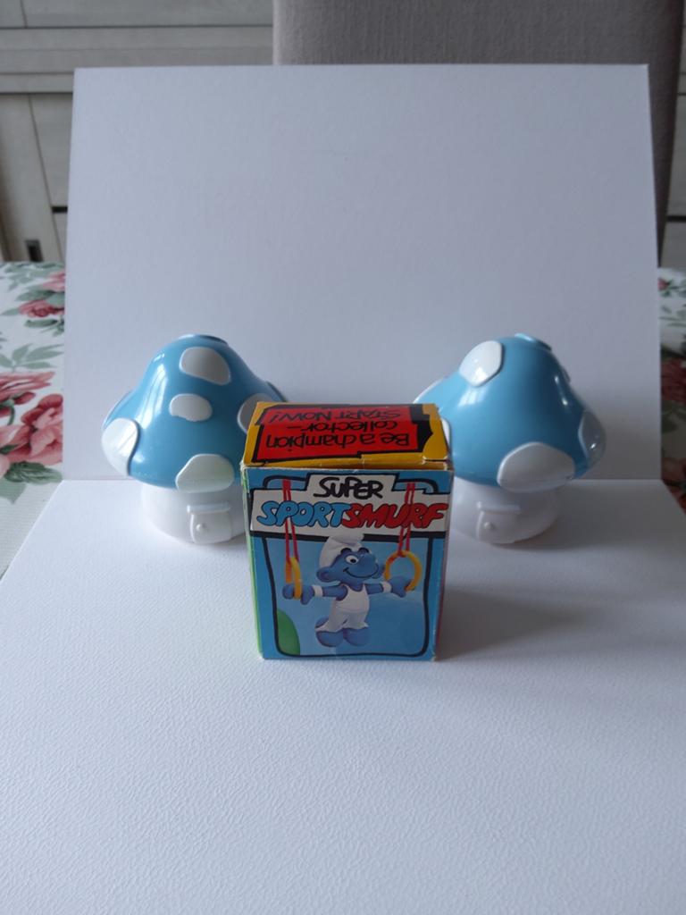 Gymringen van Super Smurf, Ophalen of Verzenden, Gebruikt, Poppetje, Figuurtje of Knuffel