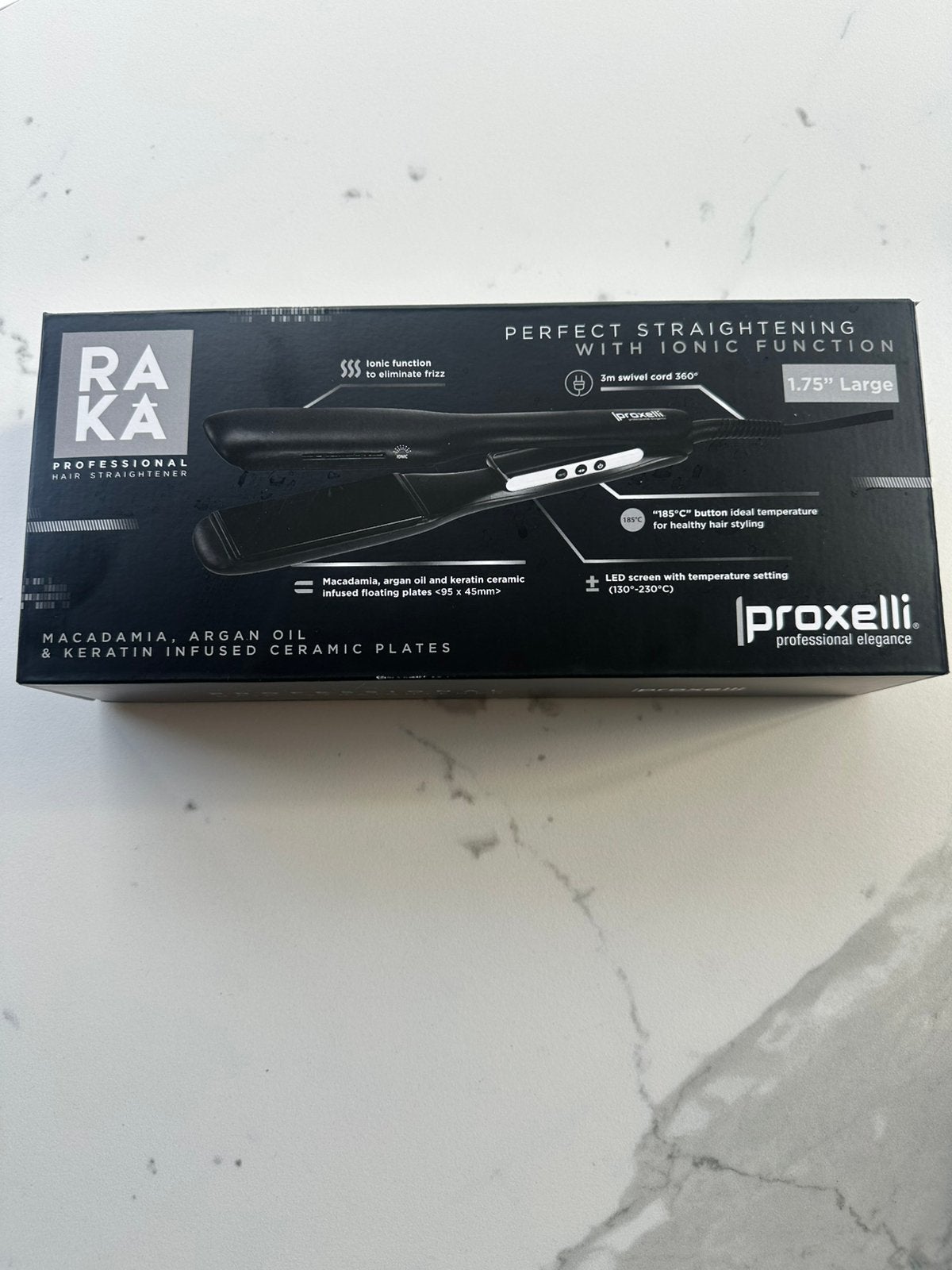 NIEUW IN DOOS: Proxelli Raka Prof.Ionische Stijltang (3m), Enlèvement, Neuf