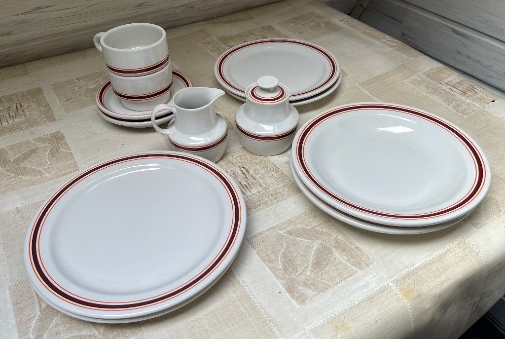 Eetservies, Ophalen