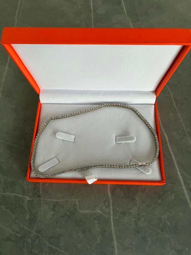 Astos dubai diamond ketting, Overige kleuren, Verzenden, Nieuw, Steen of Mineraal