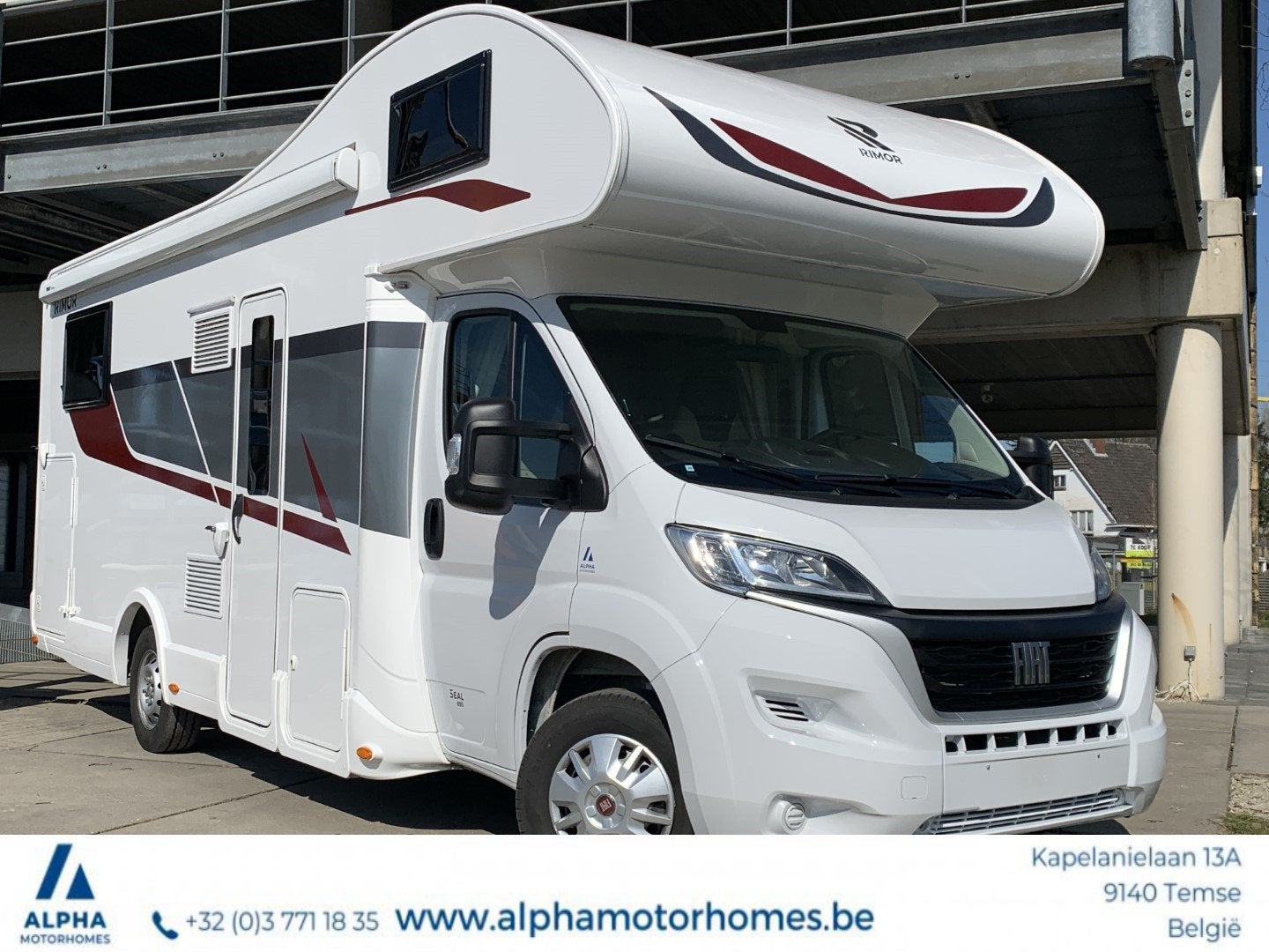 Rimor Seal 695 Fiat 140 PK Manueel (bj 2025), Caravans en Kamperen, Alkoof, 7 tot 8 meter, Bedrijf, Rimor