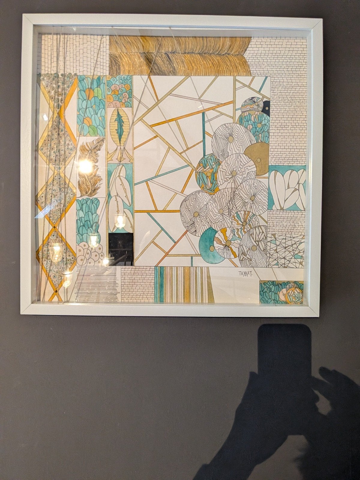 œuvre originale sur papier de Taxkat, Antiquités & Art, Œuvre originale, Autres sujets, Enlèvement, Technique mixte