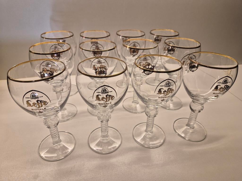 NIEUW!! 12x glazen Leffe Royale 33cl, Verzamelen, Ophalen, Nieuw, Glas of Glazen, Leffe