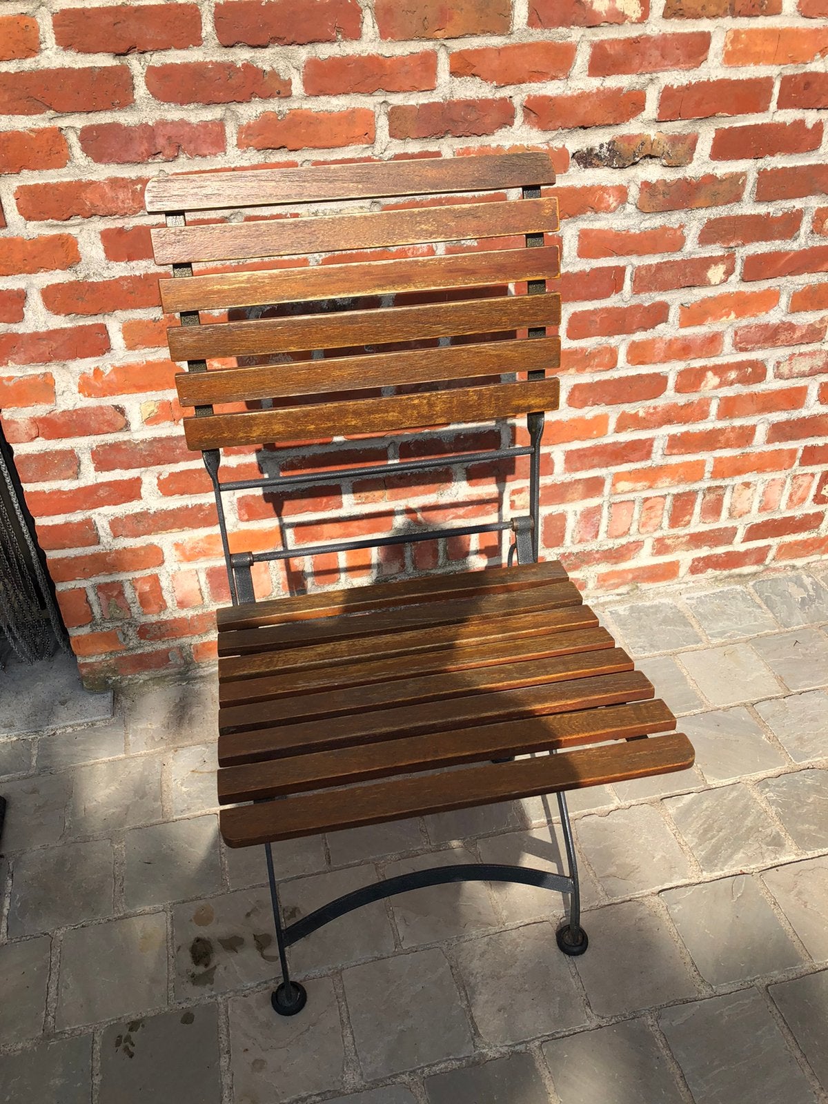 Vier houten plooistoelen samen 65euro!, Ophalen of Verzenden, Zo goed als nieuw